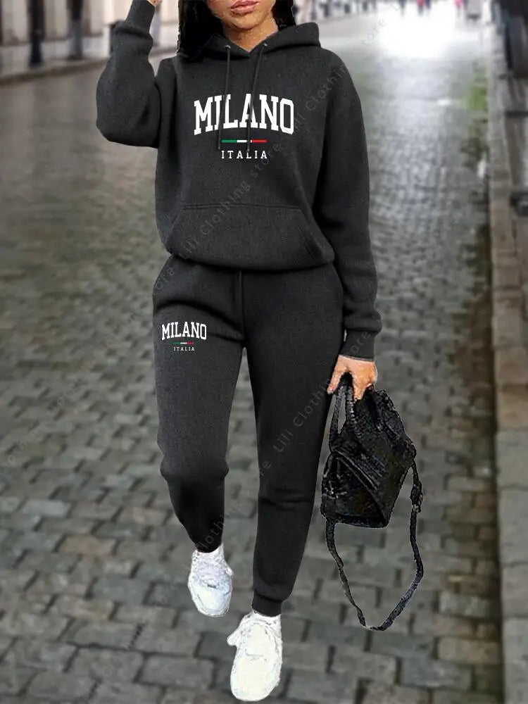 LAQTA MILANO pants set featuring a stylish matching top and pants ensemble in a modern design.