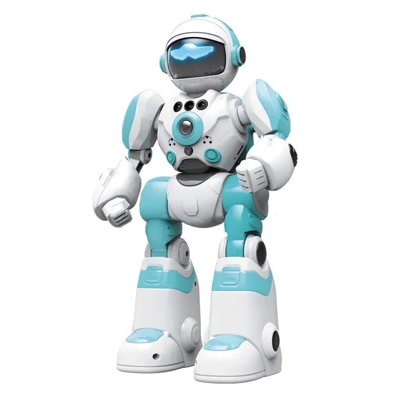 LAQTA RC Robot Kids toy with movable limbs and colorful design, perfect for children’s imaginative play.