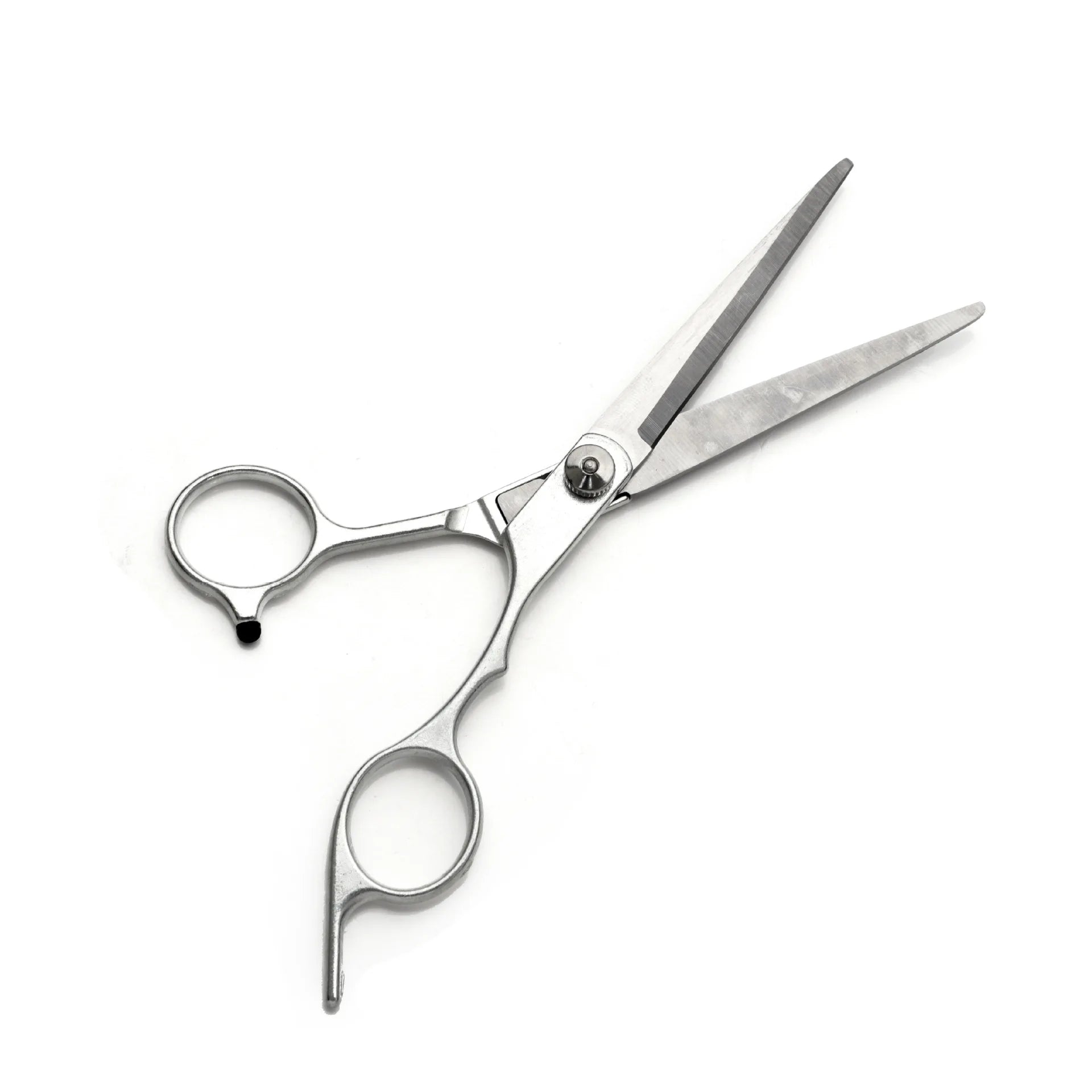LAQTA professional barber scissors with sharp stainless steel blades and ergonomic handles for precise hair cutting.