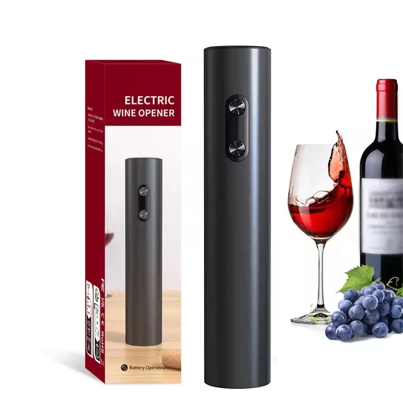 LAQTA electric wine bottle opener automatic device with a sleek design, ready to uncork wine bottles effortlessly.