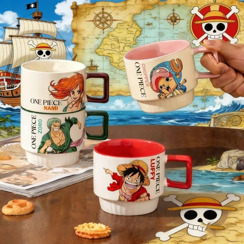 LAQTA Luffy, Zoro, and Chopper figures featuring detailed anime character designs, perfect for collecting and display.