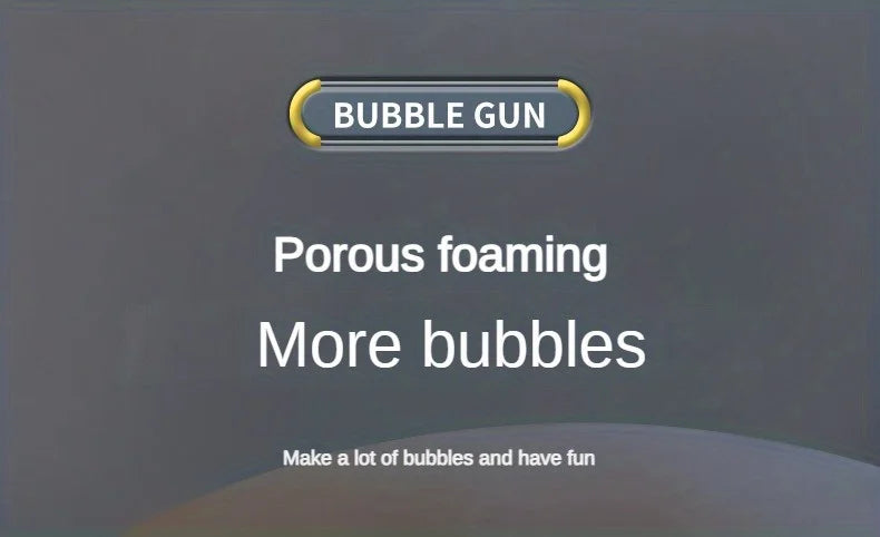 LAQTA fully automatic bubble machine emitting colorful bubbles, ideal for parties and events, with a sleek black design.