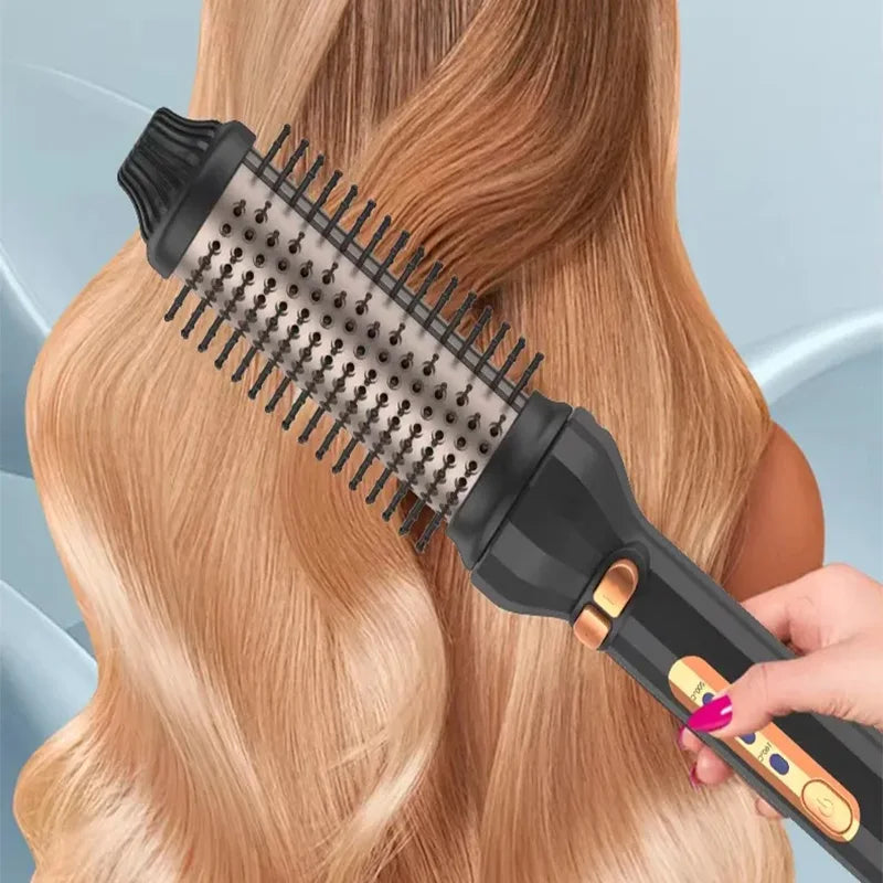 LAQTA automatic hair curling wand with ceramic barrel for effortless, even curls and waves in a sleek, modern design.
