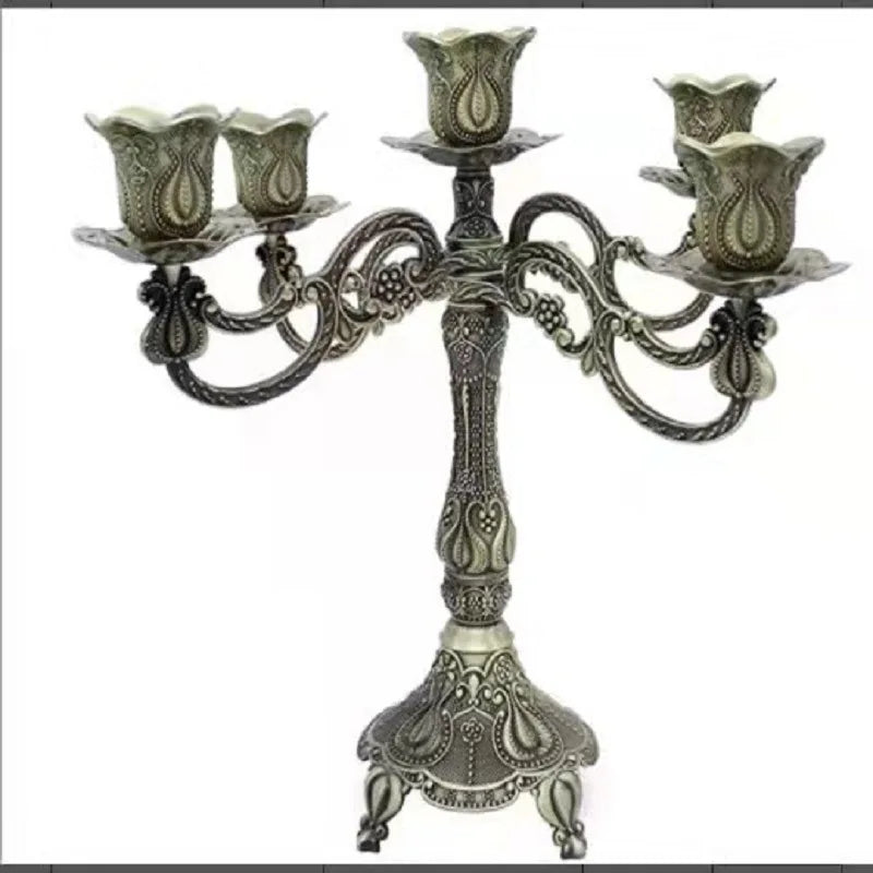 LAQTA candle holders for decor, elegant metal design suitable for table or centerpiece display