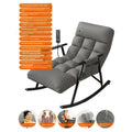 LAQTA Smart Leisure rocking massage chair with ergonomic design, plush cushions, and built-in massage features for comfort.
