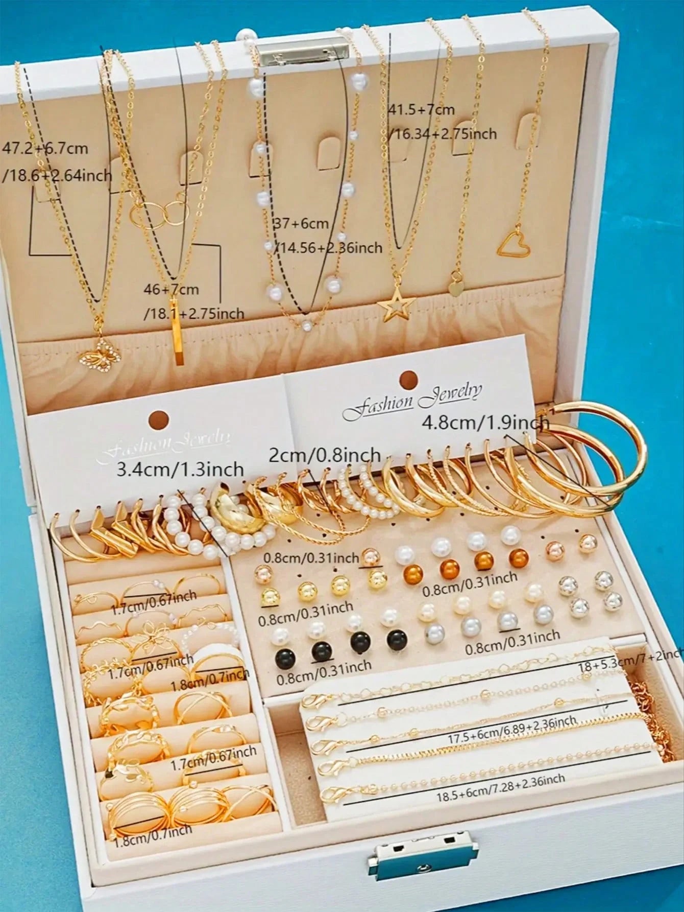 Elegant multi-pearl earrings by LAQTA featuring cascading white pearls and silver hooks.