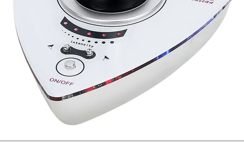 LAQTA Ultrasonic 40KHz Cavitation Machine with control panel and display screen for body contouring and fat reduction treatments.