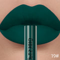 LAQTA matte liquid lipstick in a sleek tube, showcasing smooth, rich color perfect for bold, long-lasting lip looks.