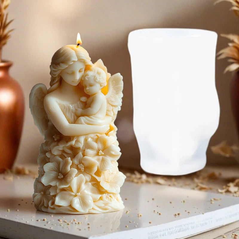 LAQTA silicone mold for Christmas decorations, showing detailed holiday-themed shapes and festive design features.