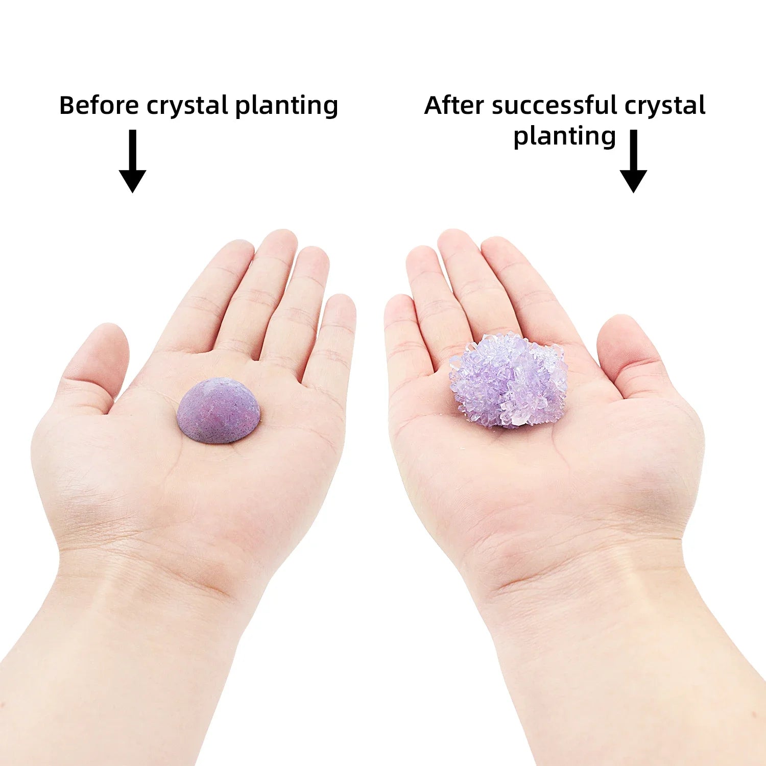 LAQTA Technology Toy Crystal Planting DIY kit featuring colorful crystals and tools for creative science experiments.