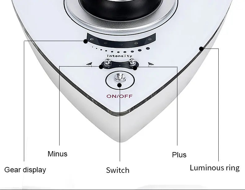 LAQTA Ultrasonic 40KHz Cavitation Machine showing the compact device with control panel and treatment head for body slimming.