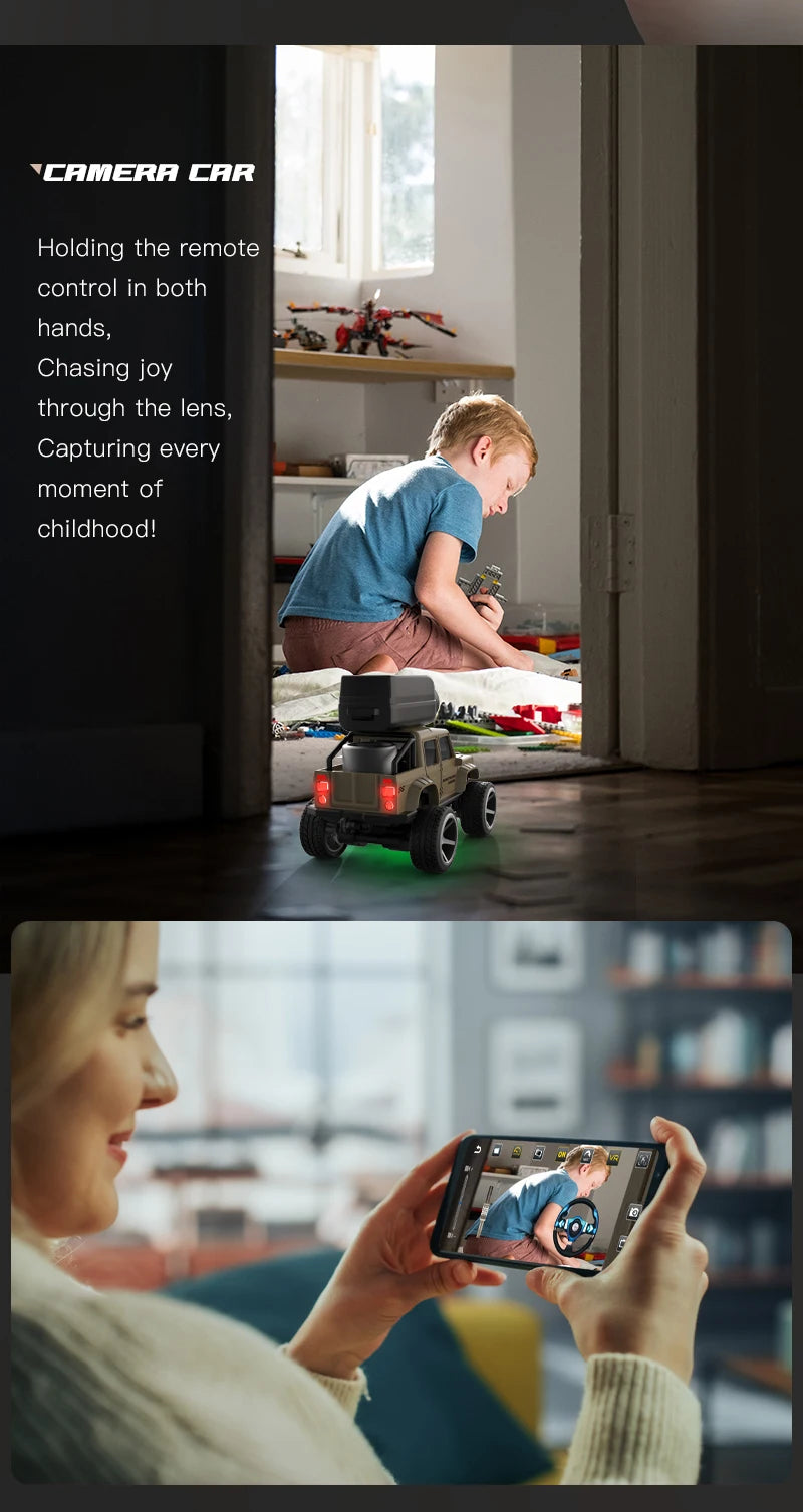 Mini Climbing RC Car 1:64