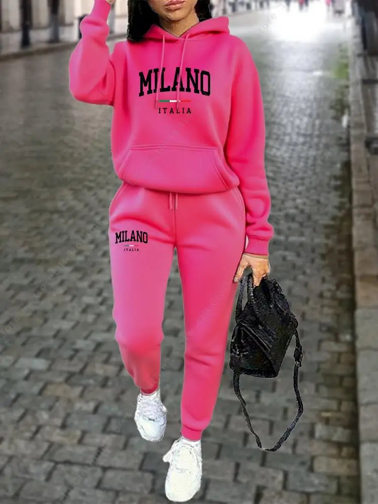 LAQTA MILANO pants set featuring a stylish matching top and pants in a modern, comfortable design.