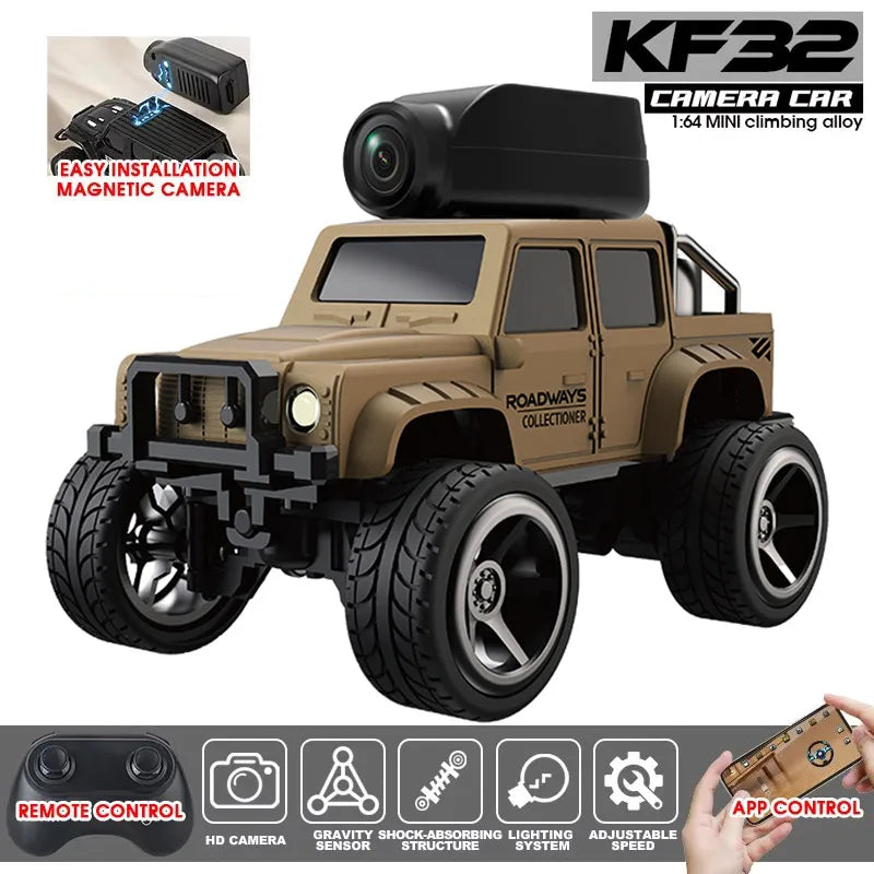 Mini Climbing RC Car 1:64