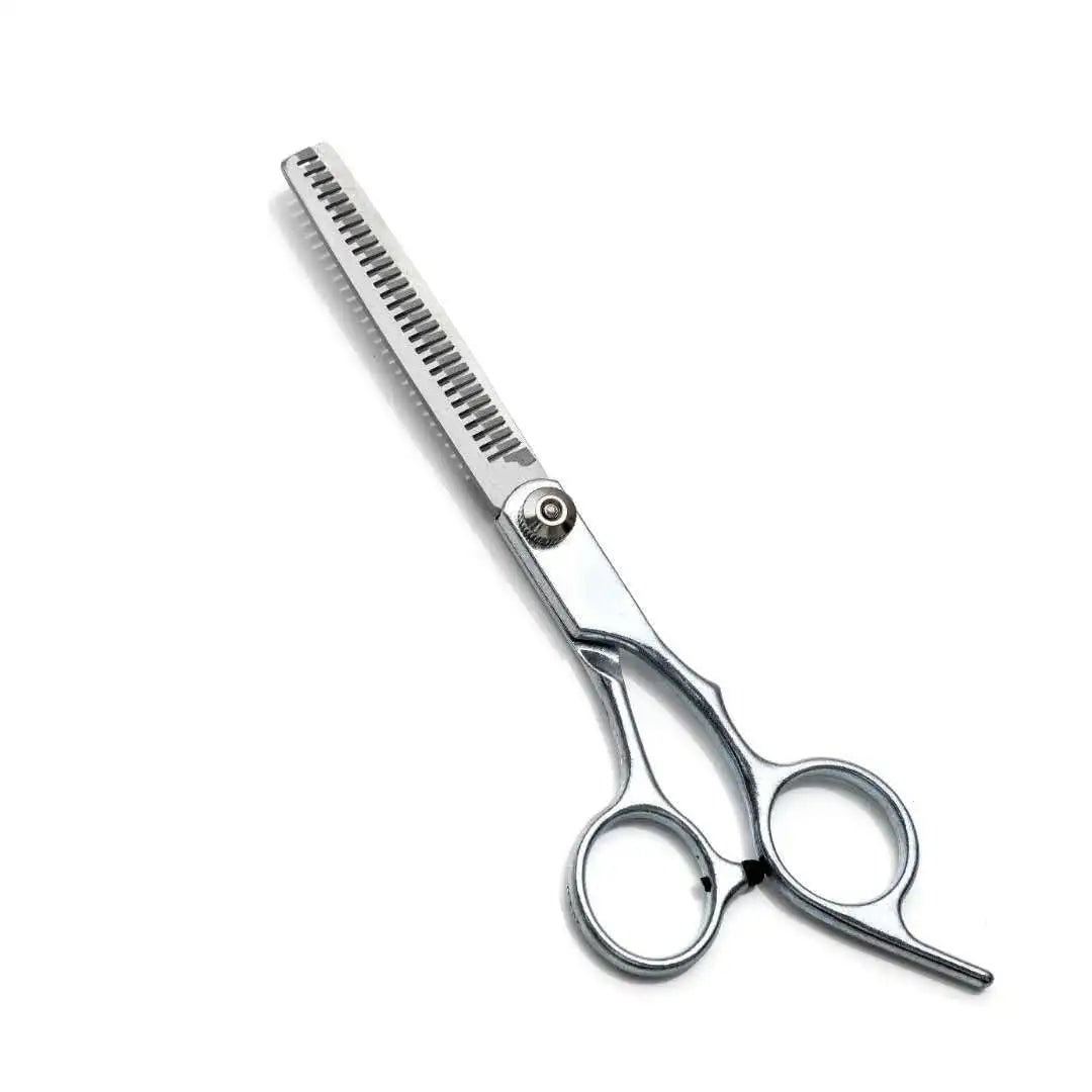 Professional LAQTA barber scissors with sharp blades and ergonomic handles for precise hair cutting and styling.
