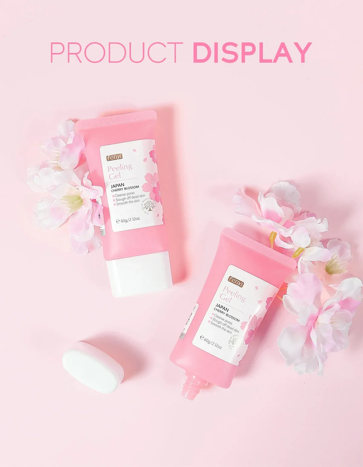 LAQTA Face Deep Cleaning Exfoliating Gel in a tube, showcasing its creamy texture and packaging for facial skin care.