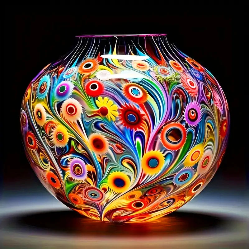Resin 120 Colors Vase