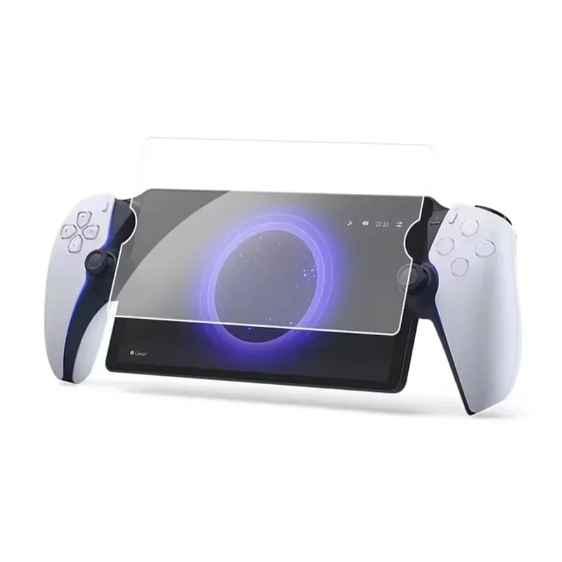 LAQTA EVA portable case bag for PS5 console, showing a sleek black protective storage case with handle and zipper closure.