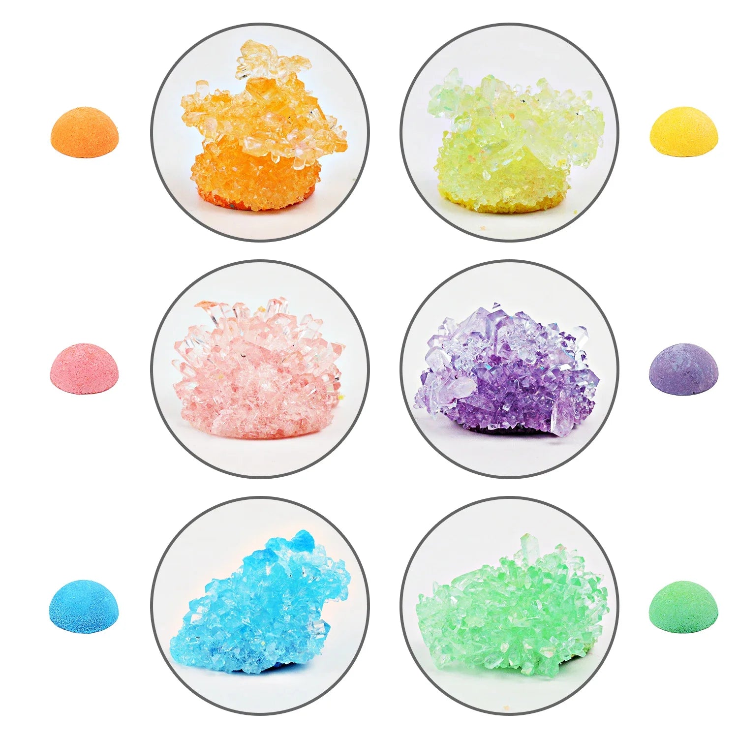 LAQTA Technology Toy Crystal Planting DIY kit with colorful crystals and planting tools for creative science experiments.