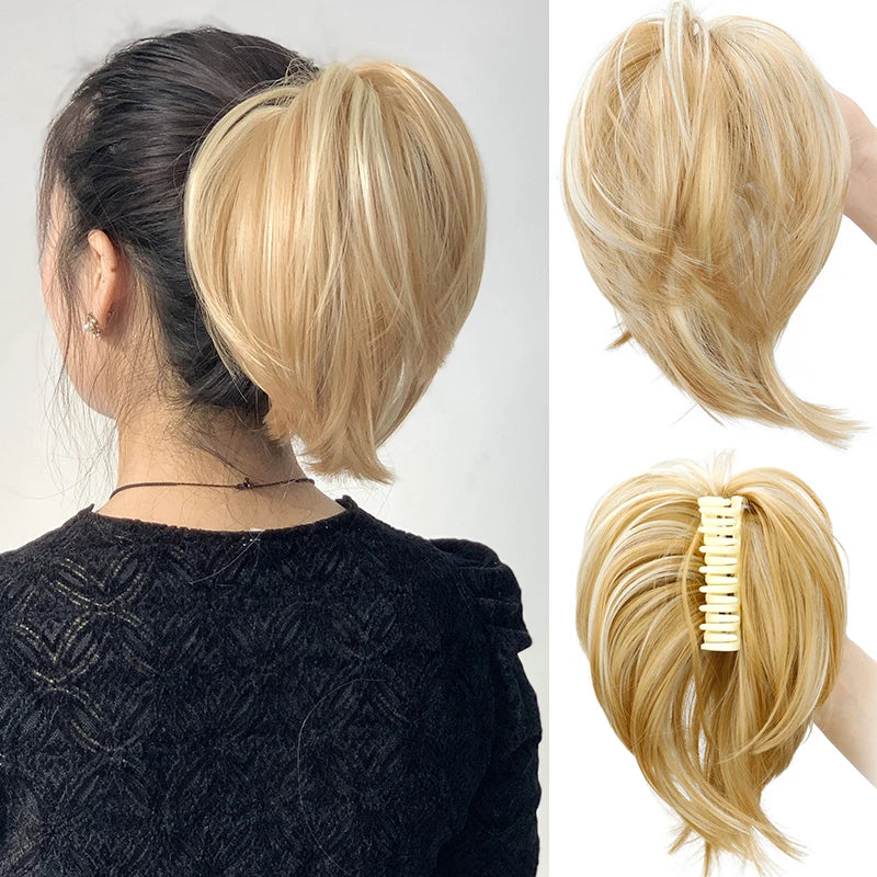 LAQTA messy bun hair clip for women, showcasing a stylish hair accessory with a secure grip and versatile design.