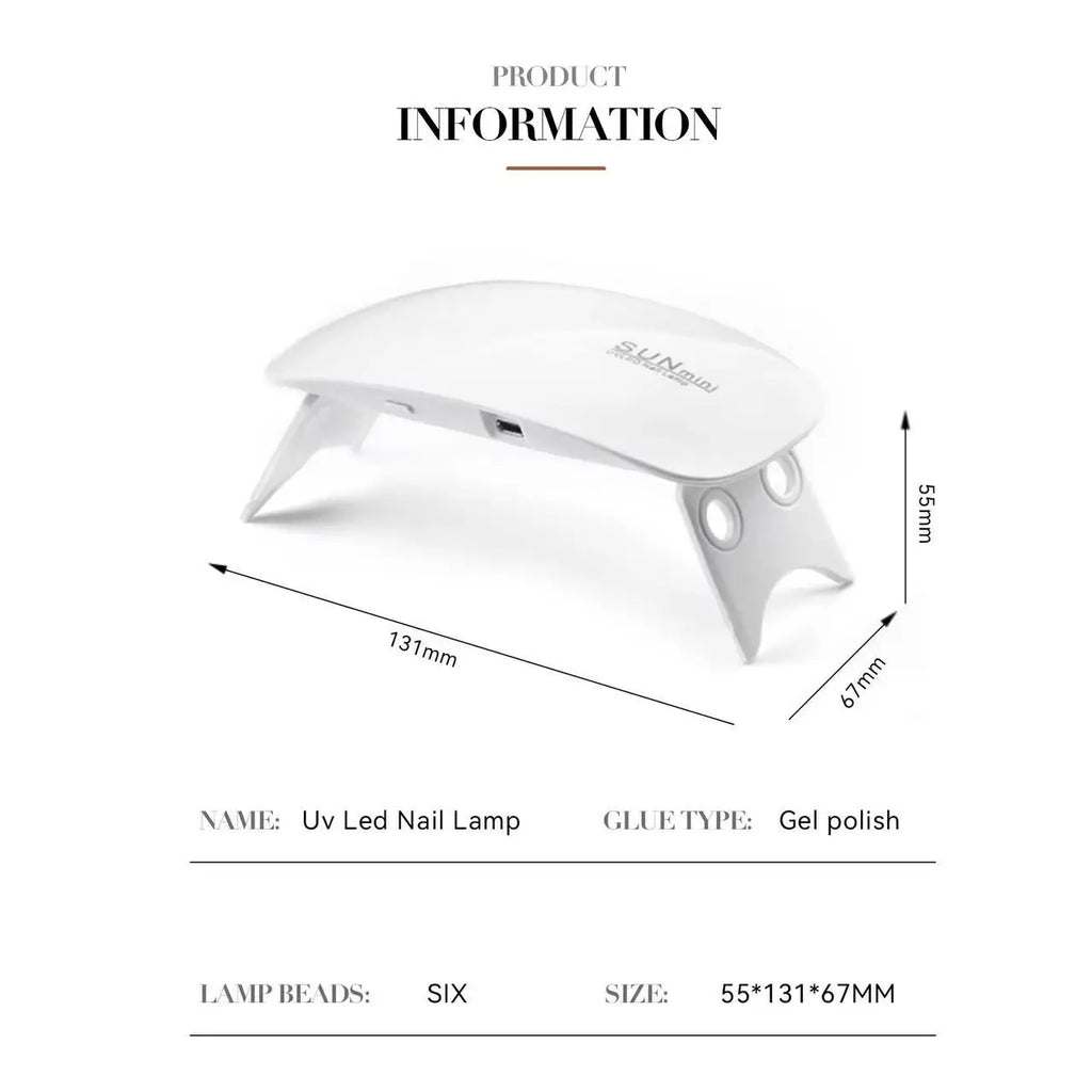 Mini UV LED Nail Lamp