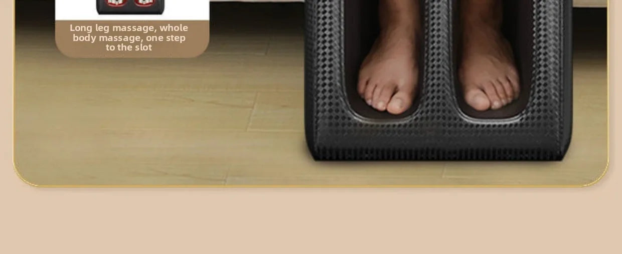 LAQTA Shiatsu neck massager with heat feature showing ergonomic design and soft padding for relaxing neck massage.