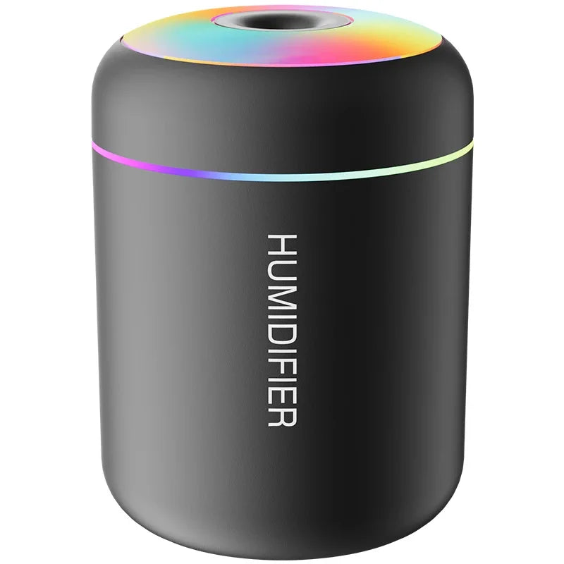 LAQTA 180ML mini air humidifier showing a compact device with a water tank and mist outlet, ideal for small spaces.