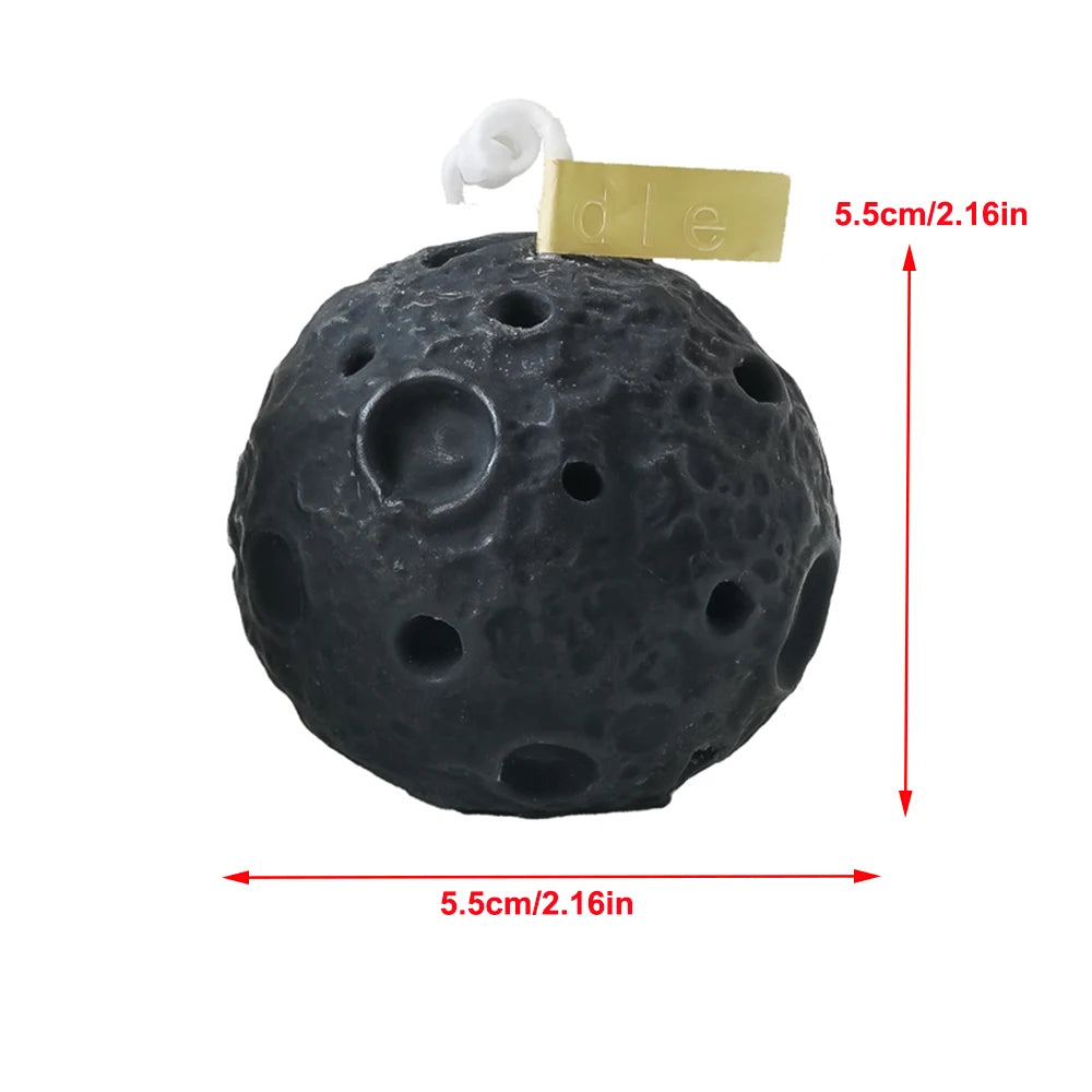 LAQTA lunar shape scented candle with a creative moon design, perfect for adding a calming glow to any space.