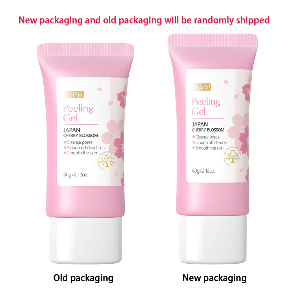 LAQTA Face Deep Cleaning Exfoliating Gel with natural ingredients, showing the gel texture and exfoliating particles in a clear container.