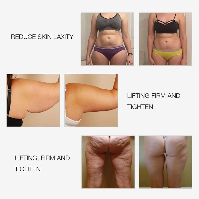 LAQTA EMS and RF radio frequency body slimming machine with control panel and applicators for fat reduction and skin tightening.