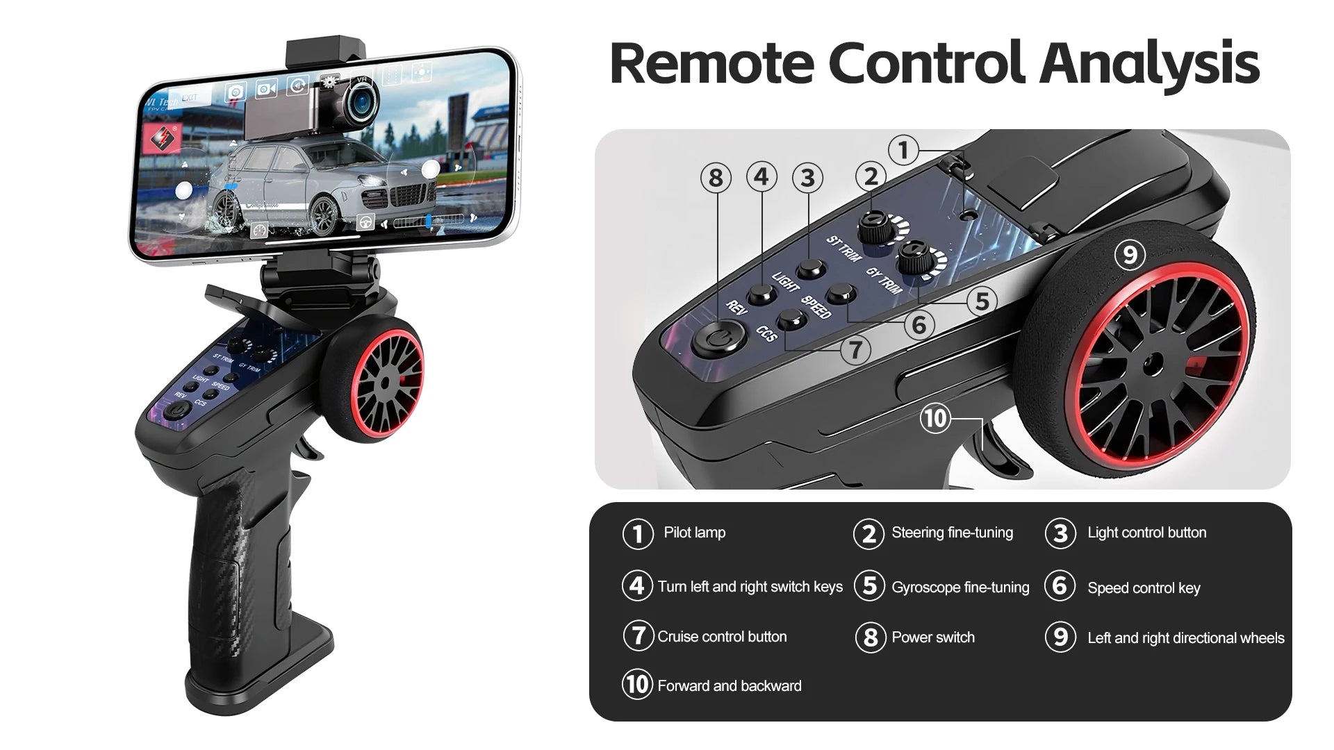 6406-C Remote Control Camera Car