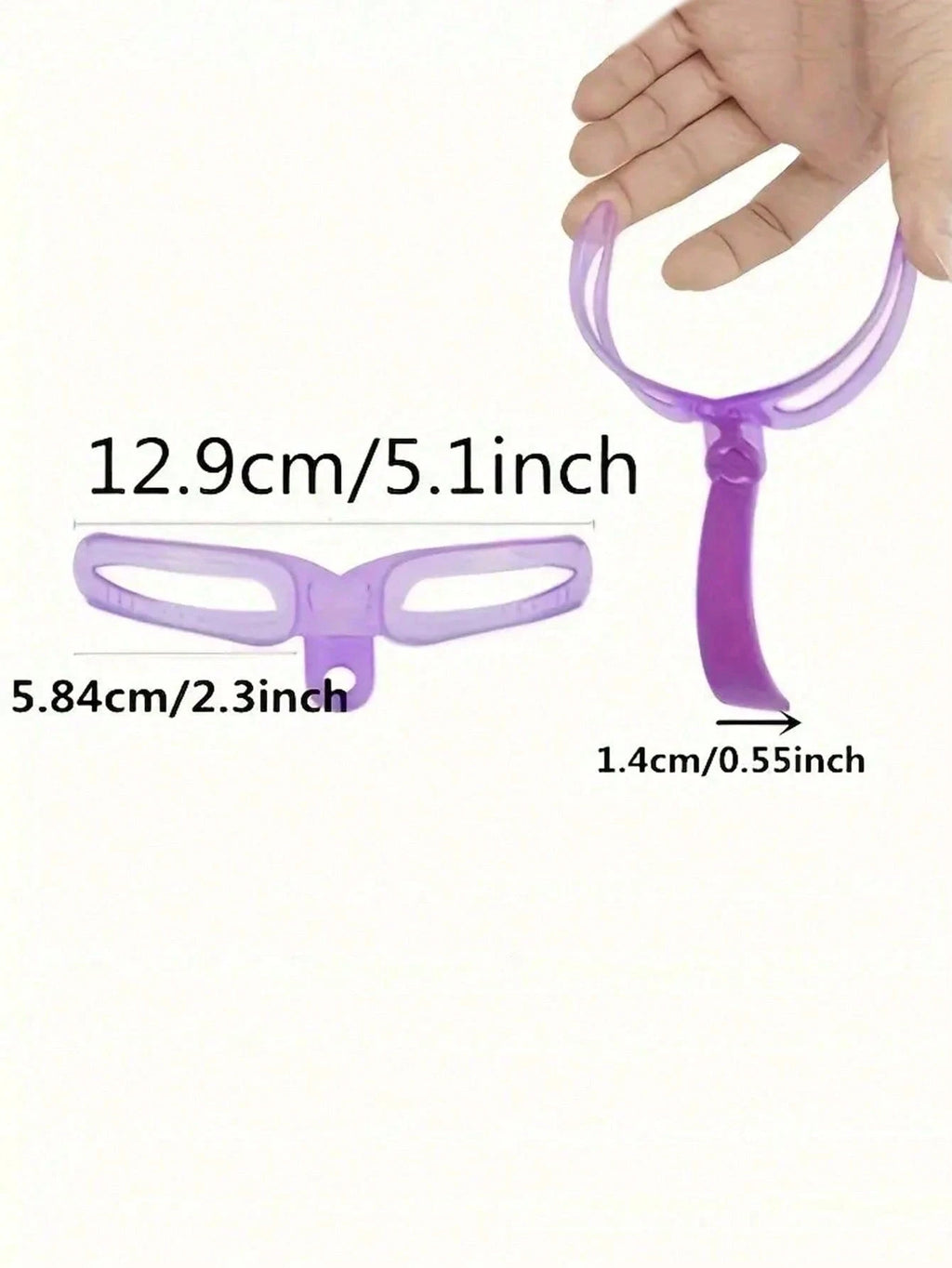 Set of 8 reusable LAQTA eyebrow stencils with various shapes for easy, precise eyebrow shaping and grooming.