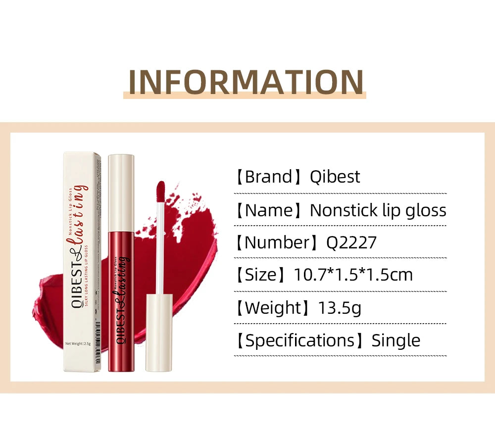 LAQTA matte liquid lipstick in a deep, rich shade with a smooth, velvety finish displayed in the image