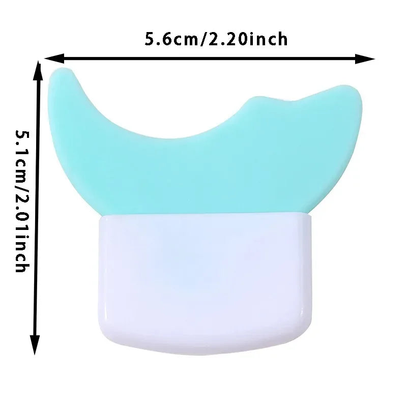 LAQTA multi-functional eyeliner stencil with wing tips, showing the reusable plastic tool for precise eye makeup application.