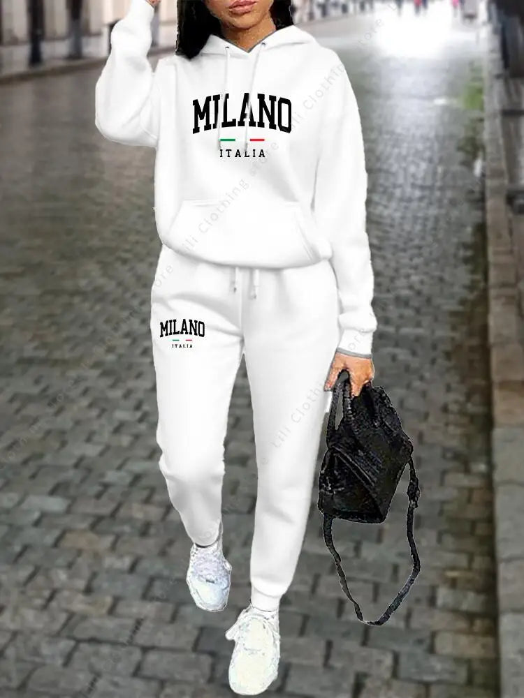 LAQTA MILANO Pants Set featuring a stylish matching top and pants in a sleek, modern design.