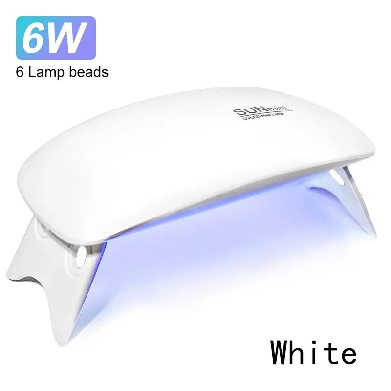 LAQTA portable nail dryer device with LED display and compact design for quick, efficient at-home gel nail drying.