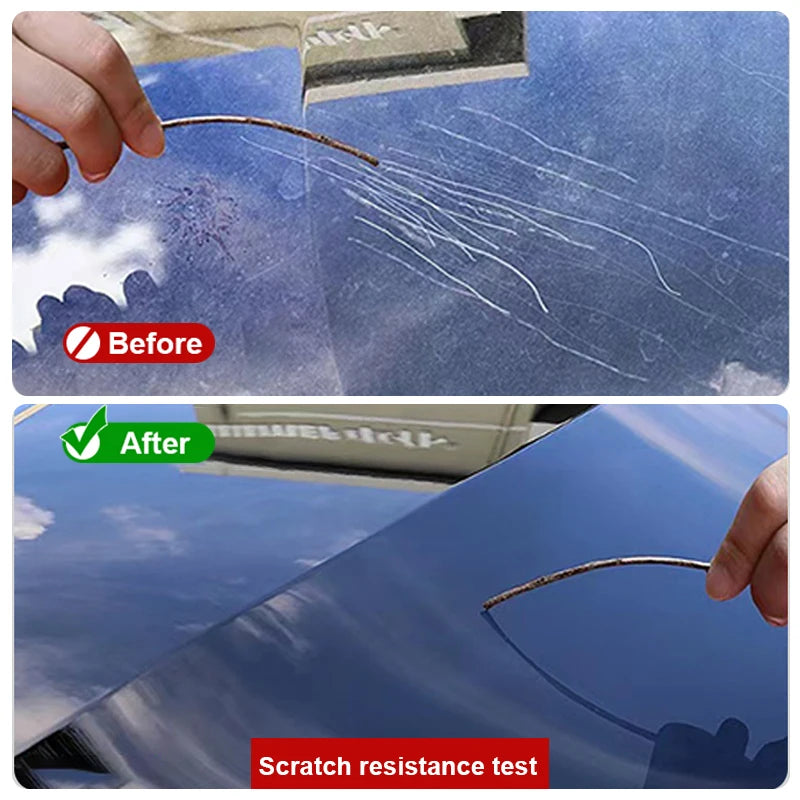 LAQTA Car Ceramic Nano Coating Liquid in a bottle, designed for durable paint protection and glossy finish.