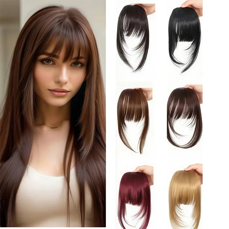 LAQTA synthetic hair clip with sleek, natural-looking design and secure clasp for easy hair styling.