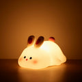 LAQTA Cute LED Night Light Panda glowing softly, perfect for children's rooms and adding a cozy ambiance.