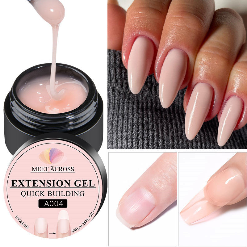 LAQTA Quick Extension Nail showcasing a sleek, natural-looking nail extension with smooth finish and precise application.