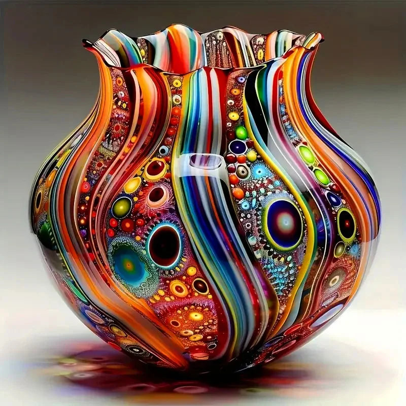 Resin 120 Colors Vase