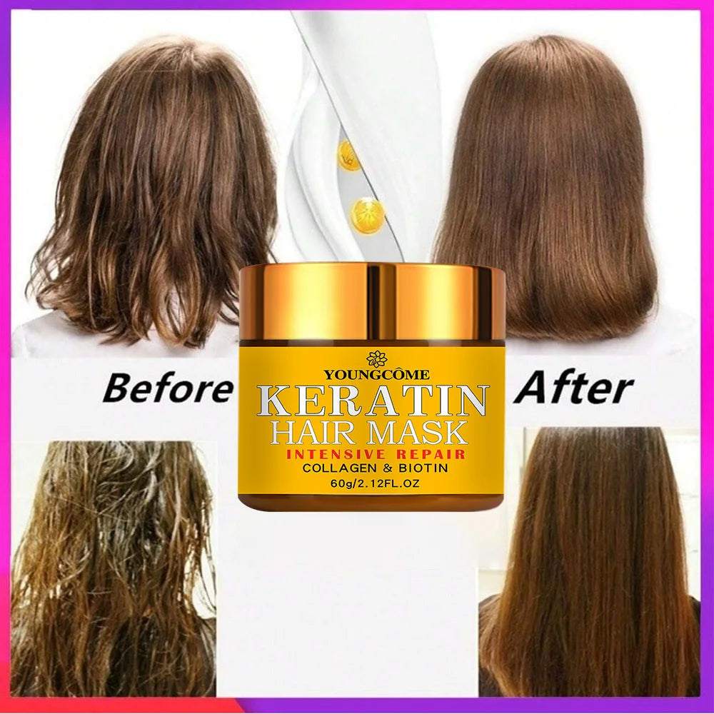 LAQTA Hair Repairs treatment bottle showing the product label and packaging for nourishing hair repair.