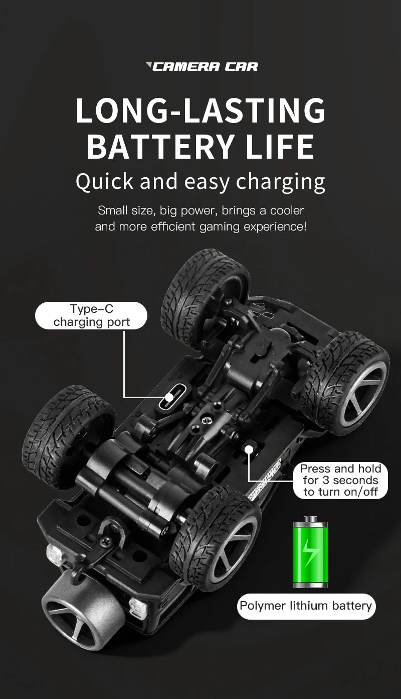 Mini Climbing RC Car 1:64