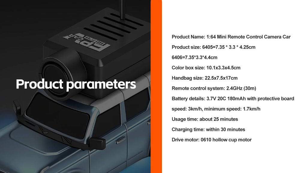 6406-C Remote Control Camera Car